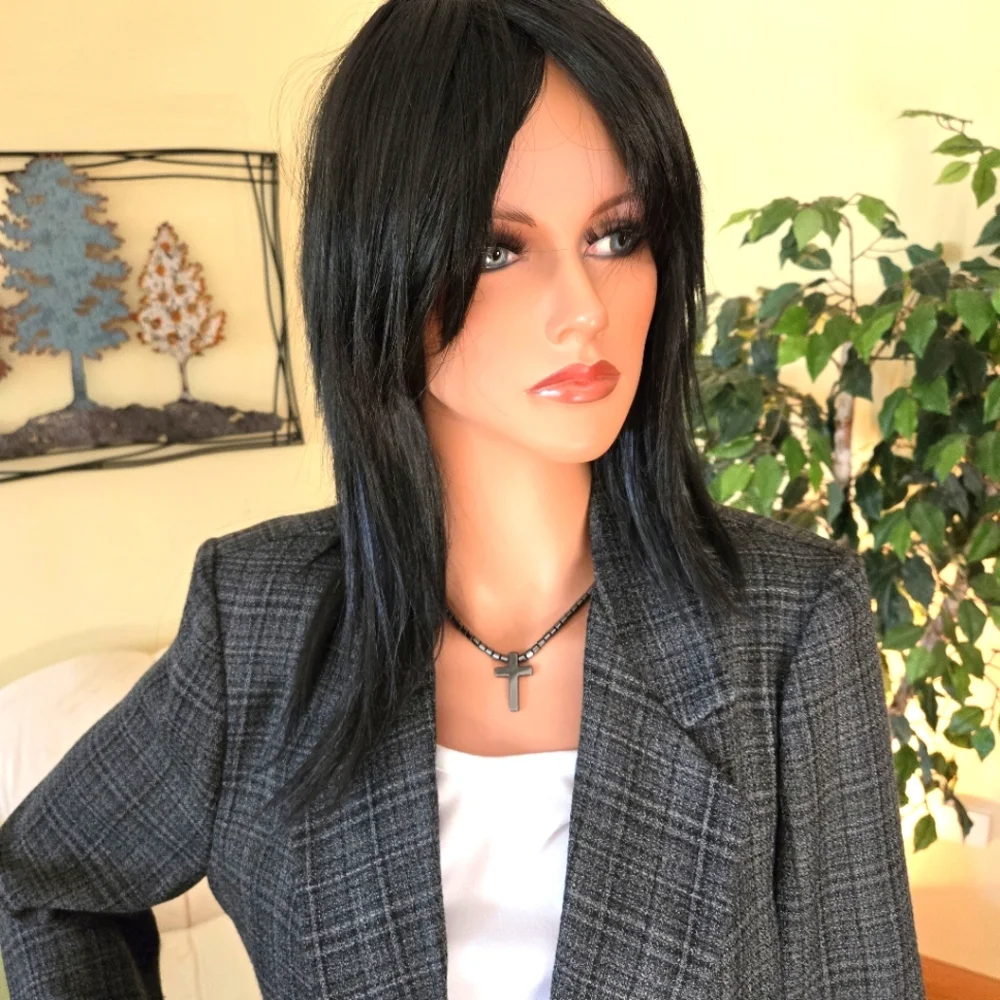 Alice Stuart Grey Plaid Woman's Jacket/Blazer Size Small - Picture 6 of 12